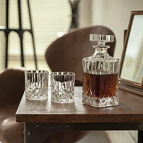 Viski Admiral Decanter i Tumblers-Premium kristalno čiste naočare, Scotch i Whisky Barware poklon, 30 Oz