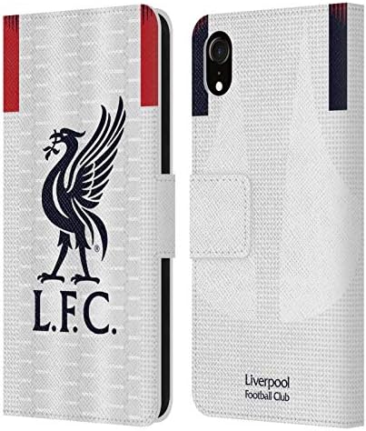 Dizajni glave službeno licencirani fudbalski klub Liverpool Golman 2019/20 komplet PU kožne knjige Couther Cover Cover Cover Construible sa Apple iPhone XR