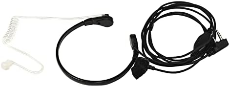 HQRP 4-Pack slušalice sa akustičnom cijevi PTT mikrofonom za mikrofon kompatibilne sa Baofeng BF-V6, BF-V7,