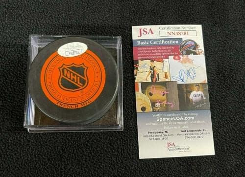 Bob Probert potpisao Detroit Red Wings Trench Pak JSA COA NN4871-potpisani NHL Pak