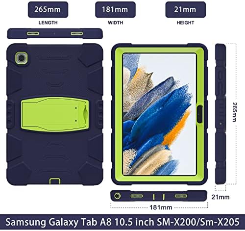 Zaštitna futrola za tablet Kompaktna futrola Kompatibilna s Samsung Galaxy karticom A8 10,5 inča 2021 Dječja