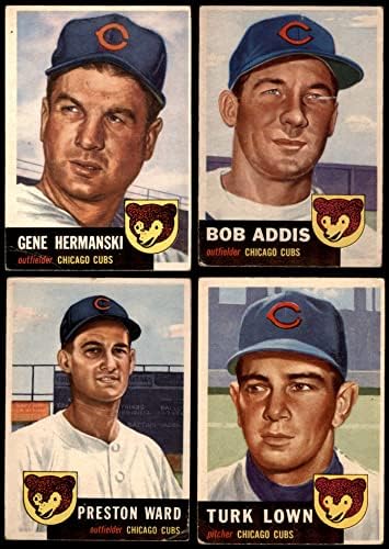 1953. TOPPS Chicago Cubs Team set Chicago Cubs Dobre mladunce