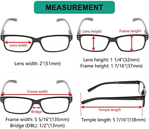 Okažite se 10% na paketu klasične naočale za čitanje za muškarce i 5 pakovanja vintage čitači +1,50