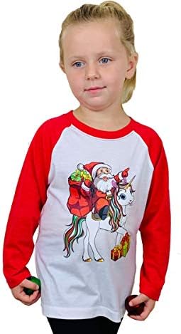Toddler, omladina, baby božićna majica za odmor - Santa jednorog, božićni kamion, santa dinosaur i stablo