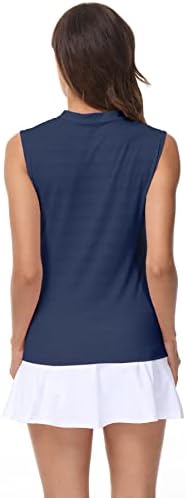 Trendimax ženske dvije pakovanje golf majica bez rukava u vratu Tenis polo majica Brzo suhi atletski rezervoar