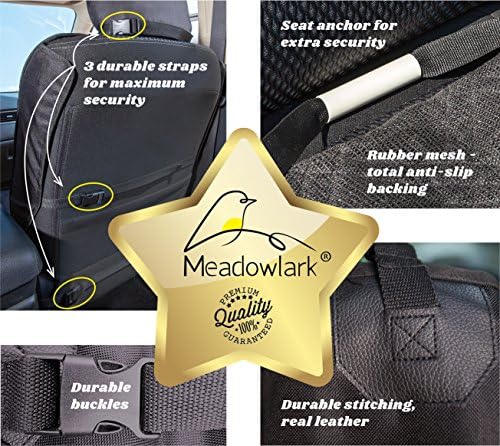 Meadowlark Navlaka za autosjedalicu za pse za prednje sjedište, vodoodbojne navlake za pseće sjedalice za
