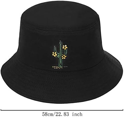 NEARTIME Unisex Moda vezena Kanta šešir ljetna Ribarska kapa za muškarce žene tinejdžeri