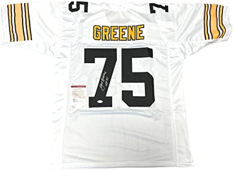 Joe Greene Pittsburgh Steelers potpisali su autogragramski šarsetski dres HOF upisali se ovjereno JSA certificirano