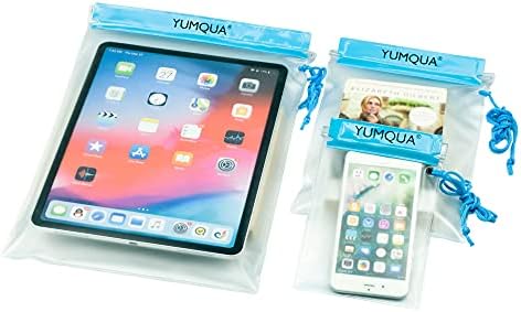 YUMQUA Clear vodootporne torbe, vodonepropusne futrole suhe torbe za kamere mape mobilnih telefona torbica