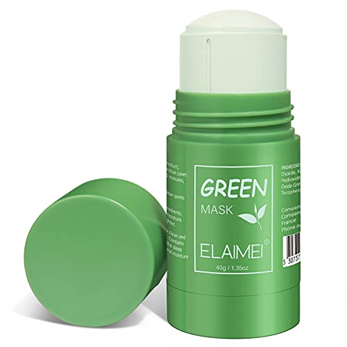 Zelena Maska Zeleni Čaj Pročišćavajući Blatni Štapić, Dubinsko Čišćenje Pora Lica I Nanošenje Maske Od Blata