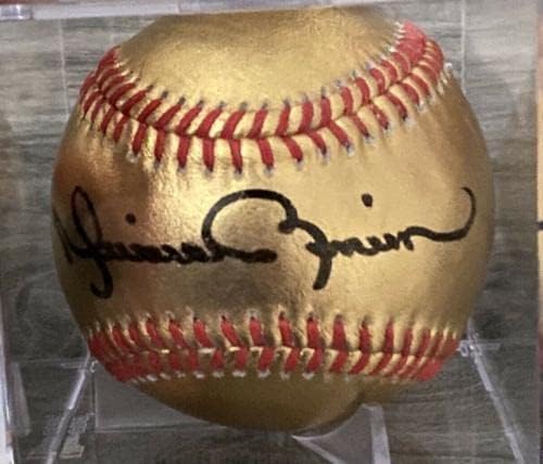 Mariano Rivera potpisao novo zlatni bejzbol New York Yankees autografirao je JSA l @@ k - autogramirani bejzbol