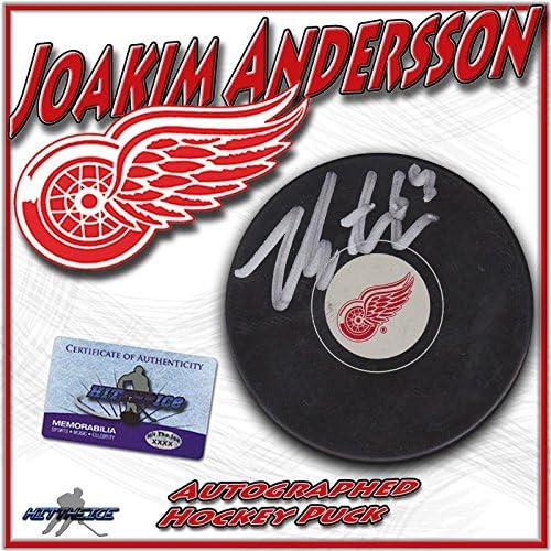 JOAKIM ANDERSSON potpisao DETROIT RED WINGS pak w /COA novi 2-potpisani NHL Pakovi