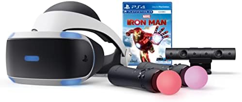 Sony Playstation VR - Marvelov paket Iron Man, bijeli: PlayStation VR slušalice, kamera, 2 pokretne kontrolere
