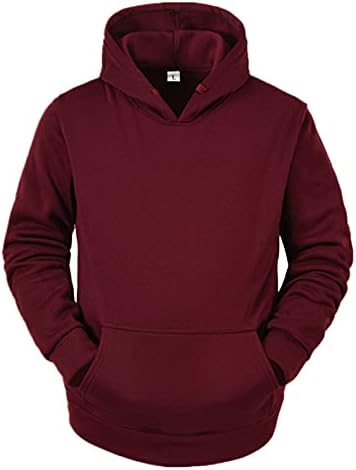 XXBR Fall duksevi za mens, zimske pune boje kapuljača sa kapuljačom Sportski trening casual pulover sa džepovima