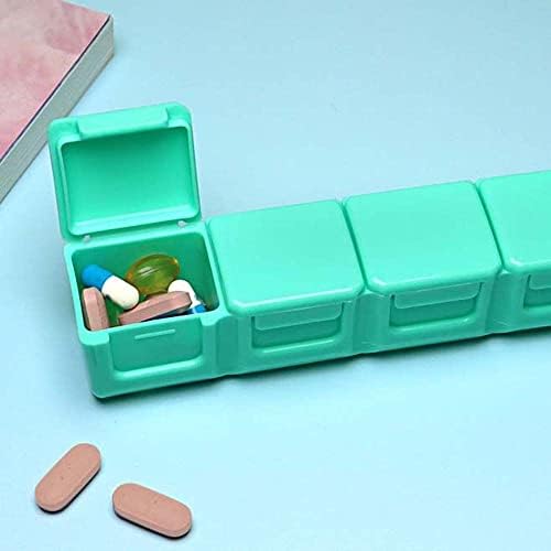 Mini Prijenosni Putni Lijekovi Organizator Kutija Za Pilule Kutija Za Lijekove Izrezana Kutija Za Skladištenje Pretinac Kutija Za Pilule