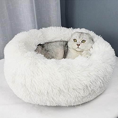 NNepia za pse kreveti okrugli plišani mačka kuću mat mat zimske toplo za spavanje mačke gnijezdo meka dugačke