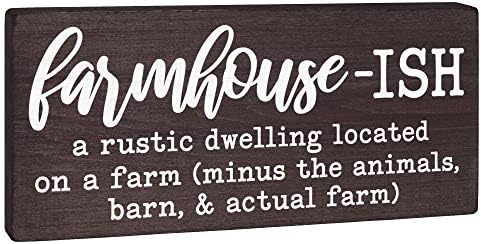 Seoska kuća - Funny Farmhouse-ish Početna Plak - Moderna seoska kuća Zidna umjetnost ili rustikalno uređenje