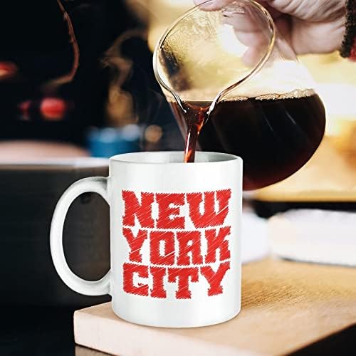 New York City Print Mug Coffee Tumbler keramička šolja za čaj smiješni poklon sa dizajnom logotipa za kancelarijski