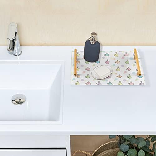 Dallonan akril kupatilo za kupatilo ukrasna ladica sa zlatnim ručkama za kuhinjsku organizatoru Mnogo male