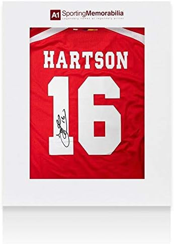 John Hartson potpisao je Arsenal majicu broj 16 - Poklon kutija Autograf Jersey - autogramirani nogometni dresovi
