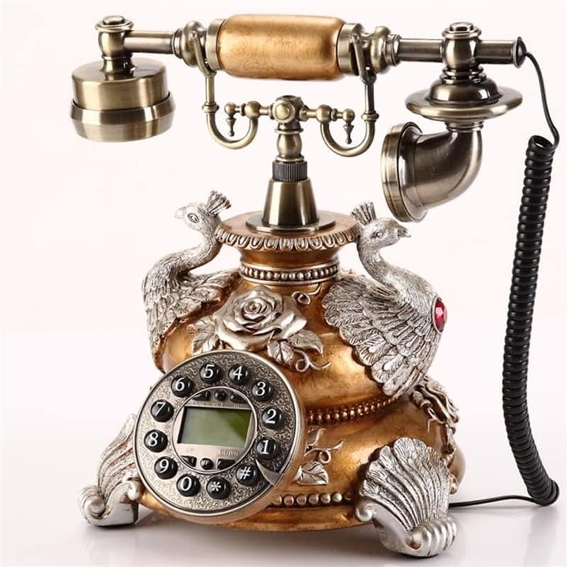 Gayouny Corded Telefon Fiksni digitalni retro telefona Dial Dial Dekorativni rotacijski biranje Telefoni