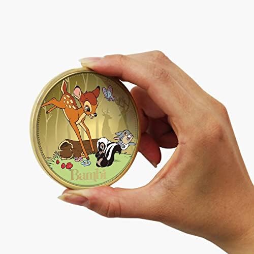 Bambi Disney Coin za kolekcionare sa ograničenim kovanicama - Službeni Disney Kolekcionarni novčić sa kožnim