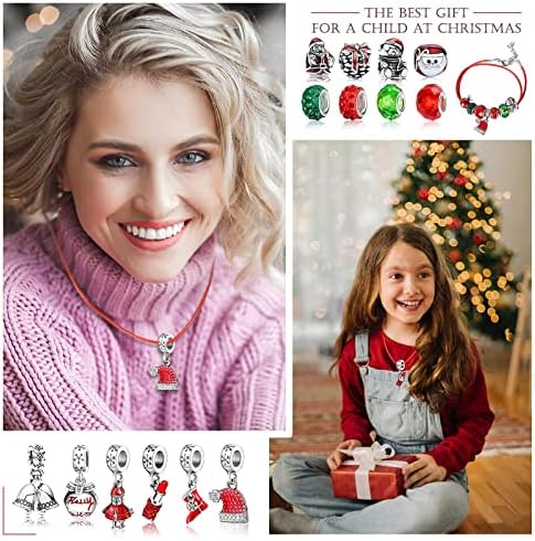 Mjartoria Bundle-crveni nakit Advent Calendar 2022 za žene djevojke-crveni nakit Božićno odbrojavanje i