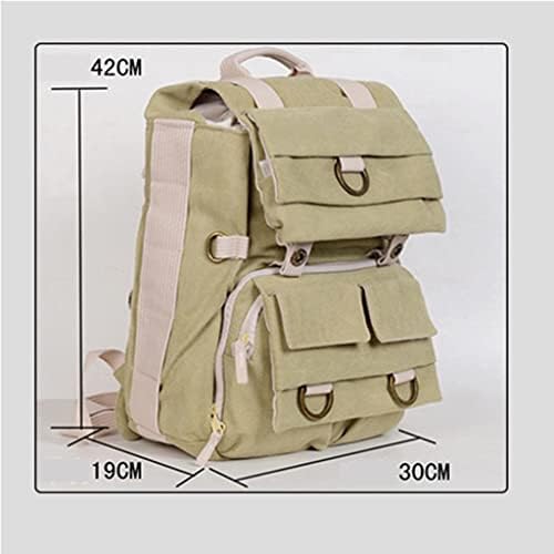 WYFDP DSLR ruksak za kamere Vanjska putna torba 15-inčni laptop vodootporni platneni ruksak