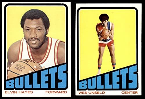 1972-73 Topps Baltimore Bullets Team Set Baltimore Bullets Ex + Bullets