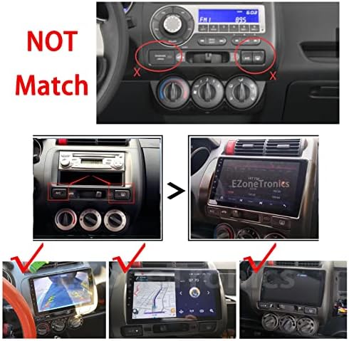 Android Auto Radio Play za Honda Fit 2007 Jazz 2001-2006 sa Install Kit auto Stereo Bluetooth podrška Backup