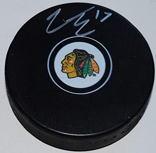VICTOR EJDSELL potpisao suvenir logo hokej pak W / COA-autogramom NHL Paks