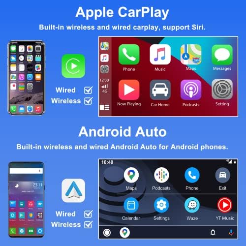 Android 11 auto Stereo Nadogradnja za Toyota Tundra 2007-2013 Toyota Sequoia 2008-2018 sa Apple CarPlay