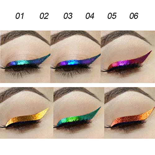 Ardorlove Liquid Glitter Eyeliner - tečni Eyeliner Ultra-Fine Smudge-proof Shimmer dugotrajna šminka za