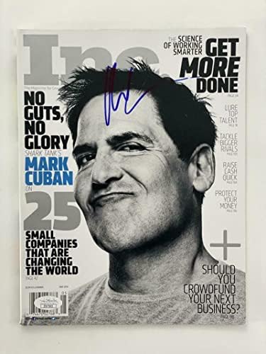 Mark Cuban potpisao Autograph Inc Magazine-Dallas Mavericks, Shark Tank zvijezda Jsa - potpisali NBA časopise