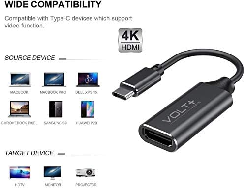Radi Volt Plus Tech HDMI 4K USB-C kompatibilno sa LG 16Z90P-k.ARB4U1 Profesionalni adapter s digitalnim