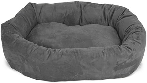 40 Grey Suede Bagel pas za pse, krevet za majetski kućni proizvodi