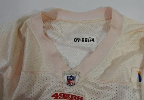 2009 San Francisco 49ers Tony Wragge 69 Igra Polovna bela praksa Dres 2xl 507 - Neincign NFL igra rabljeni