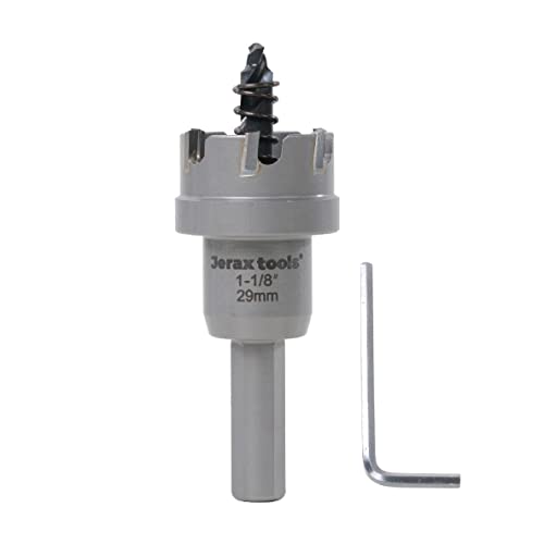 Jerax alati 22 mm/7/8 inčni karbidni rezač rupa, za Nerđajući čelik, blagi čelik, gvožđe, bakar, mesing,
