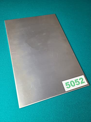 1/16 Aluminijumski Lim Ploča .062 x 24 x 36 sa oštrim ivicama brušenim.