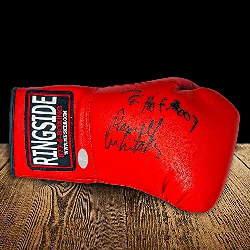 Pernell Whitaker HOF 2007 Autographed Ringside boxing glove-autographed boxing glove