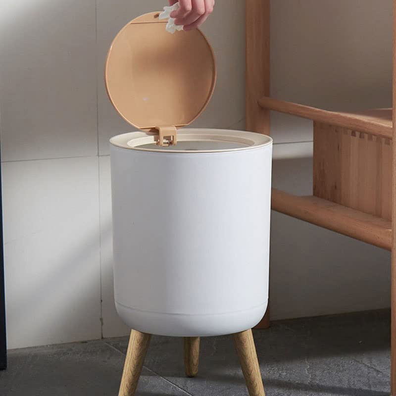 SLSFJLKJ-Touch top kanta za smeće sa poklopcem kanta za smeće kuhinja kupatilo spavaća soba kanta za smeće