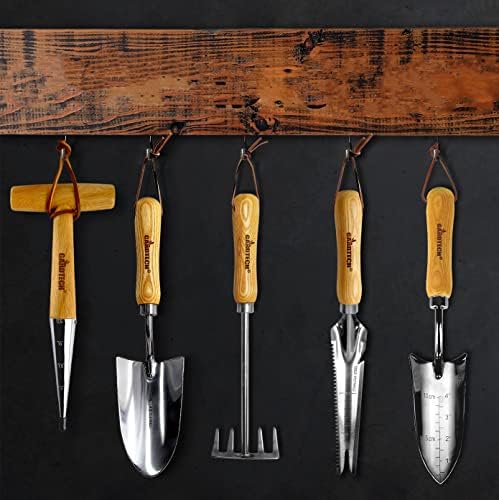 Gardtech set baštenskih alata, 5 kom set baštenskih alata sa izvlakačem korova, Dibberom, Transplanterom,