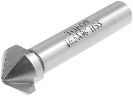 Aexit 10mm Bušaća rupa specijalni alat 16.5 mm prečnik rezanja 90 stepeni HSS rezač glodalice model:33as76qo36