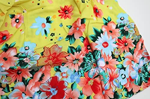Flenwgo djevojke boemske haljine cvjetni Rainbow Beach sarafan bez rukava sa ogrlicom 2-12t