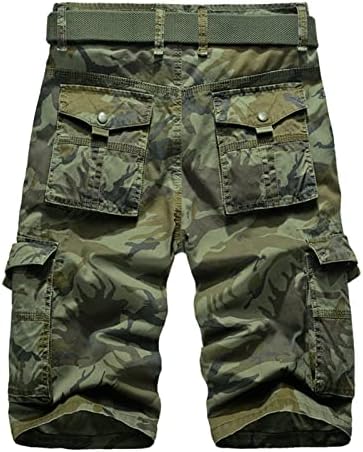 Maiyifu-GJ muški Camo pamučni teretni šorc kamuflažni opušteni džepovi kratki Casual lagani vojni kratki pantalone
