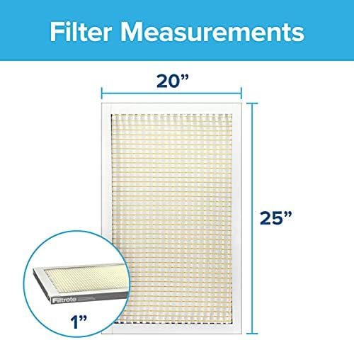 Filtrete Clean Living Basic prašina AC peć Filter za vazduh, MPR 300, 12 x 20 x 1 inča, 6-paket & Clean Living Osnovni Filter prašine, MPR 300, 20 x 25 x 1 inča, 6-pakovanje