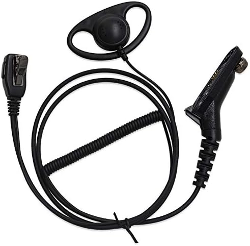 Tenq d-Sharp vješalica za uši sa PTT mikrofonom za Motorola Mototrbo Xpr-6300 Xpr-6350 Xpr-6380 Xpr-6500 Xpr-6550 Xpr-6580 Xpr-7350 Xpr-7550