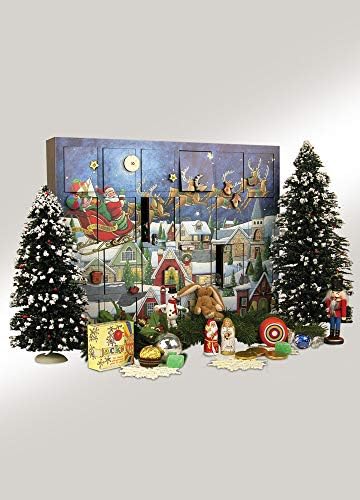 Byers ' Choice Santas Sleigh Advent Calendar #AC07 iz kolekcije Advent Calendar