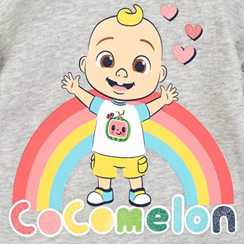 Cocomelon JJ Baby Girls Pulover Fleece Dukserice i hlače postavili su novorođenčad za Toddler