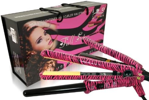 ISO Profesionalni alati za kosu: Potpuno stiling set vruća ružičasta zebra